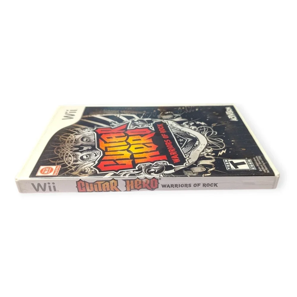 Guitar Hero Warriors of Rock Nintendo Wii Game Complete with Manual Activision